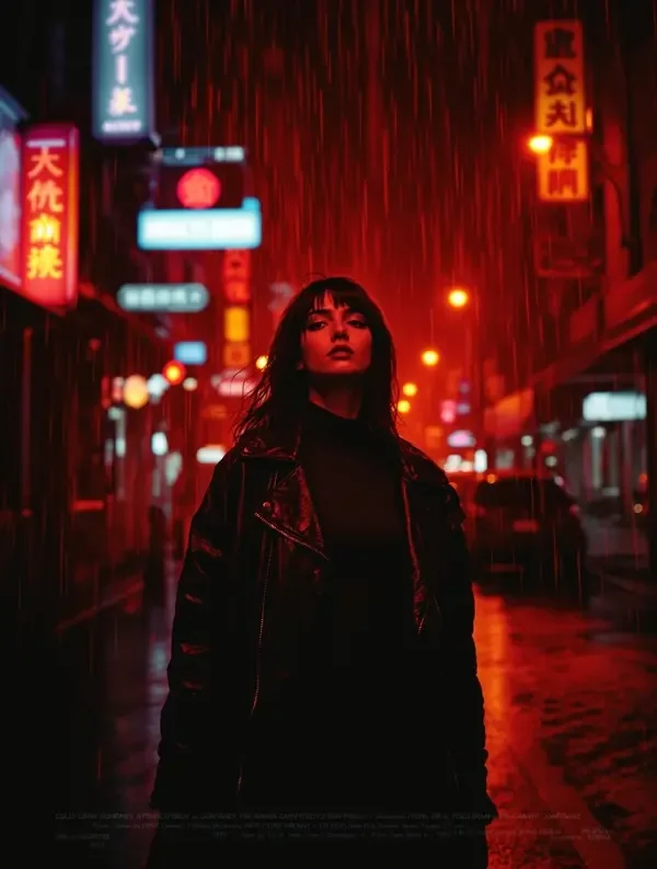 年少有明月短剧夜都市氛围海报